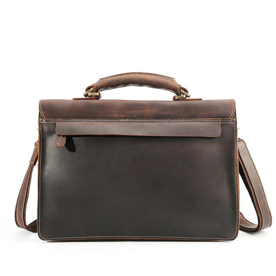 Brown Leather Shoulder Bag | COLMAR