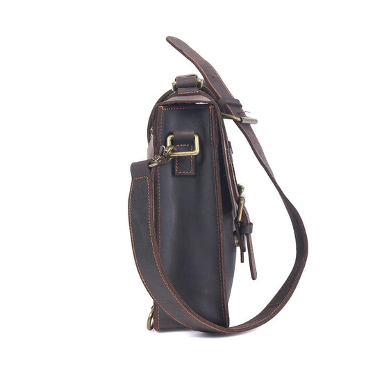 Leather Courier Bag | NAMUR