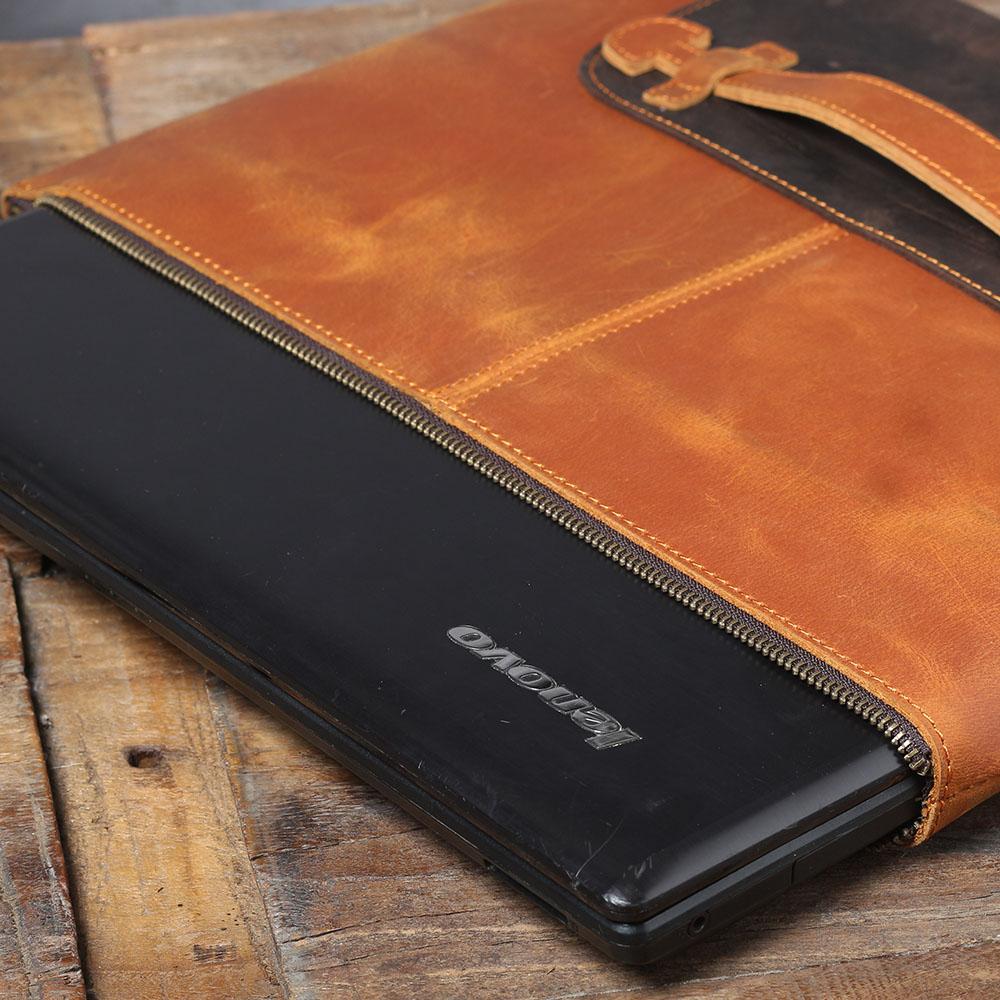 Leather Laptop Pouch | AVIGNON