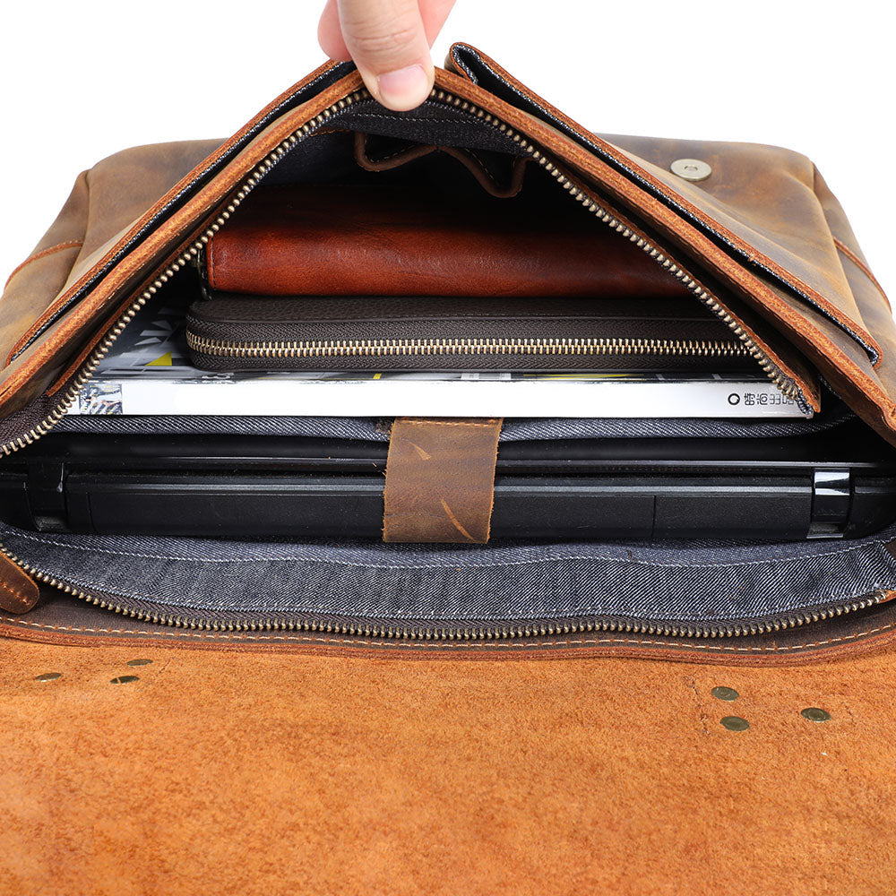 Leather Shoulder Bag | BRUSSELS
