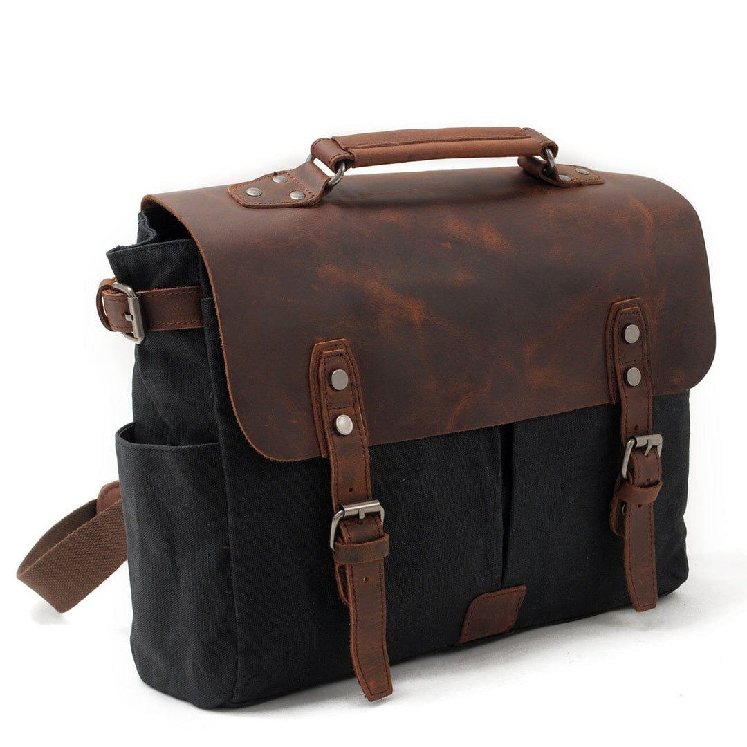 Canvas Crossbody Messenger Bag | PETERSBURG