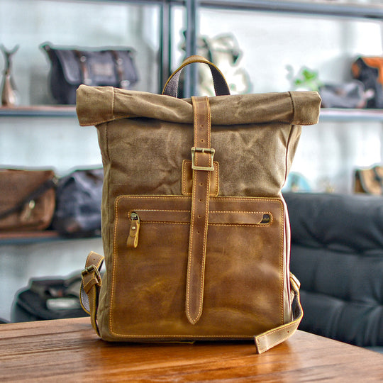 Waxed Canvas Rucksack | LISBON