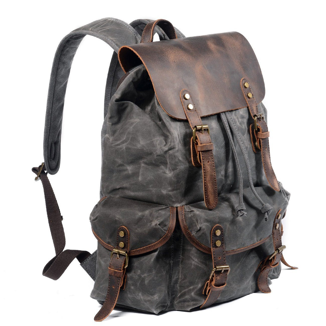 Canvas Leather Backpack | SALZBURG