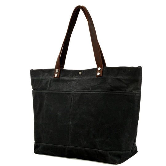 Waxed Canvas Tote Bag | BOVEC