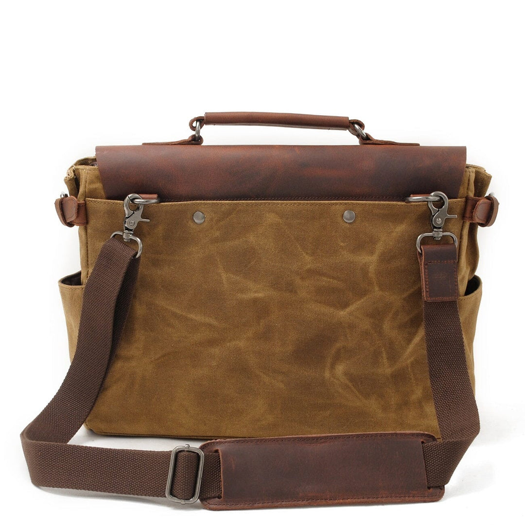 Canvas Crossbody Messenger Bag | PETERSBURG