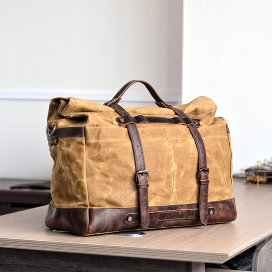 Waxed Canvas Duffle Bag | HALTI