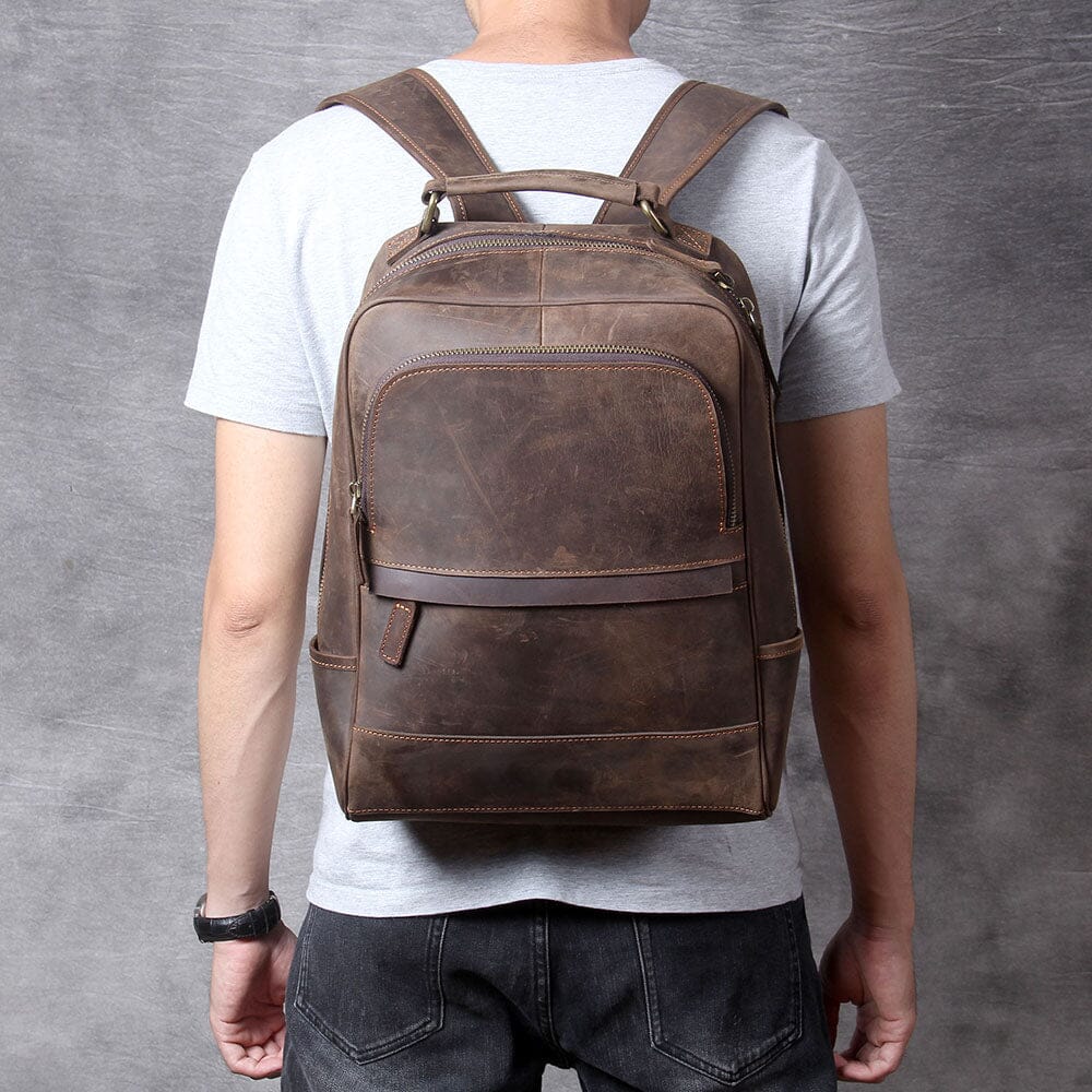 Real Leather Backpack | OXFORD