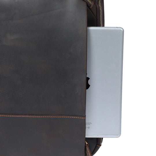 Leather Laptop Rucksack | LARVIK