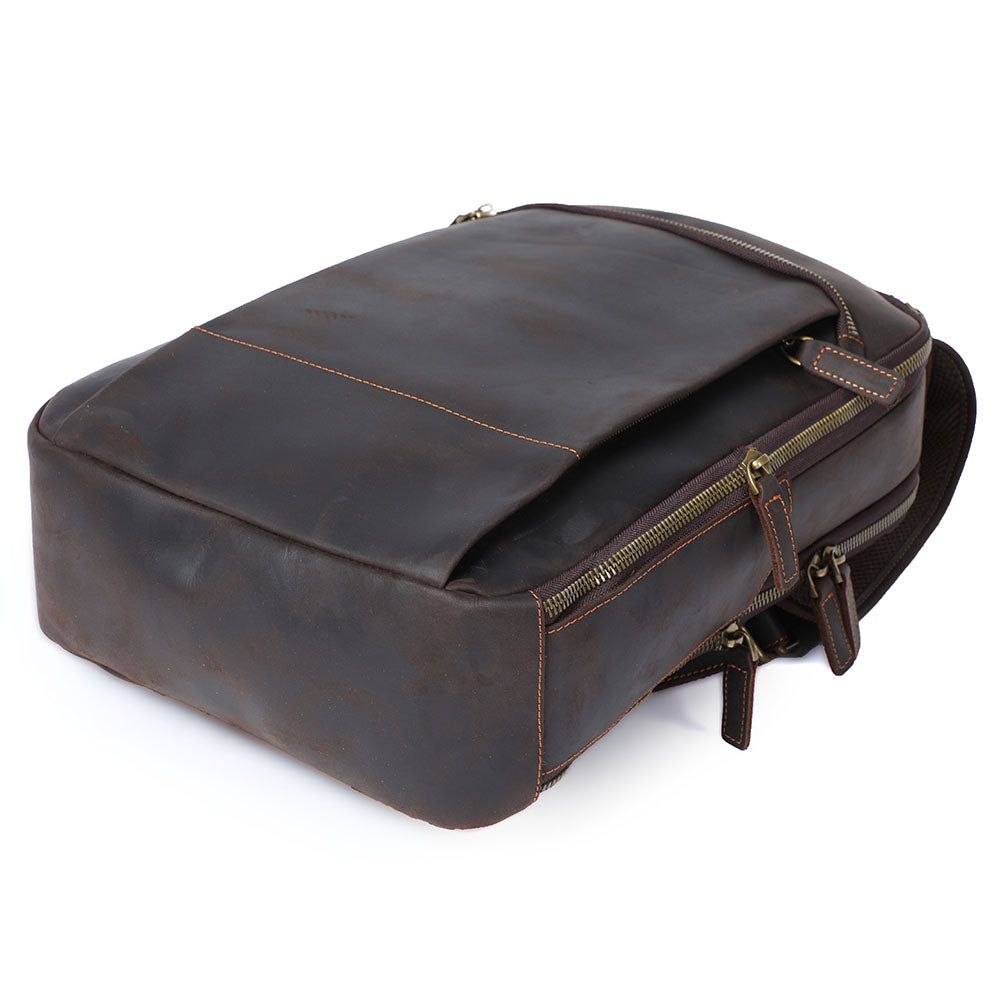 Leather Laptop Rucksack | LARVIK