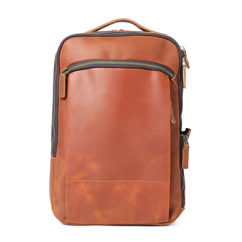 Leather Laptop Rucksack | LARVIK