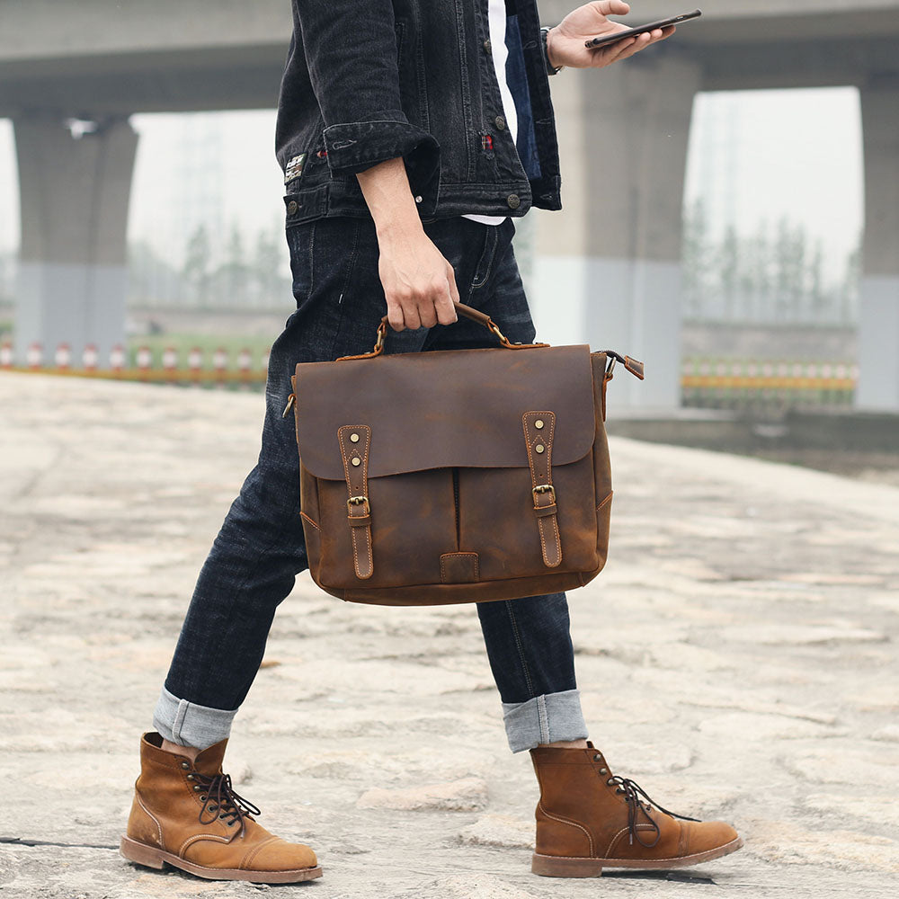 Leather Shoulder Bag | BRUSSELS