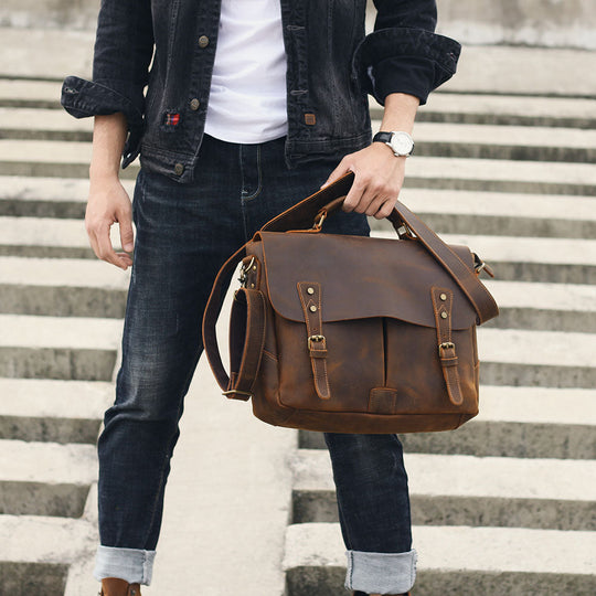 Leather Shoulder Bag | BRUSSELS