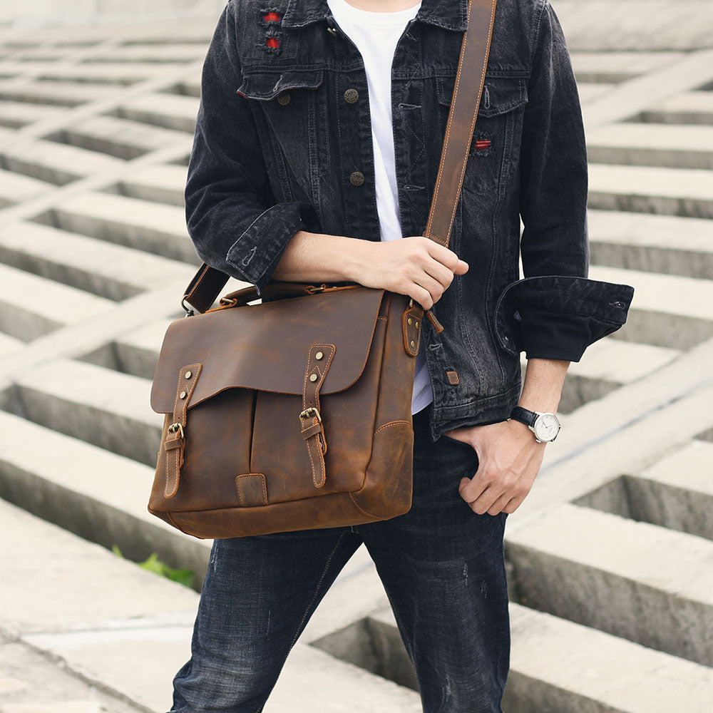 Leather Shoulder Bag | BRUSSELS
