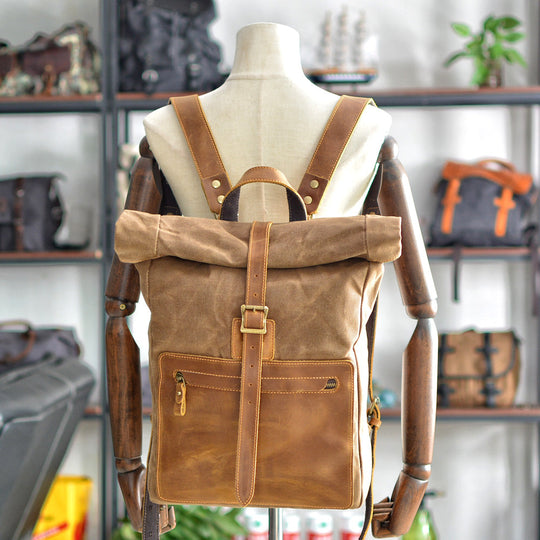 Waxed Canvas Rucksack | LISBON