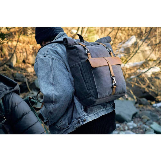 Retro Canvas Rucksack | ZURICH