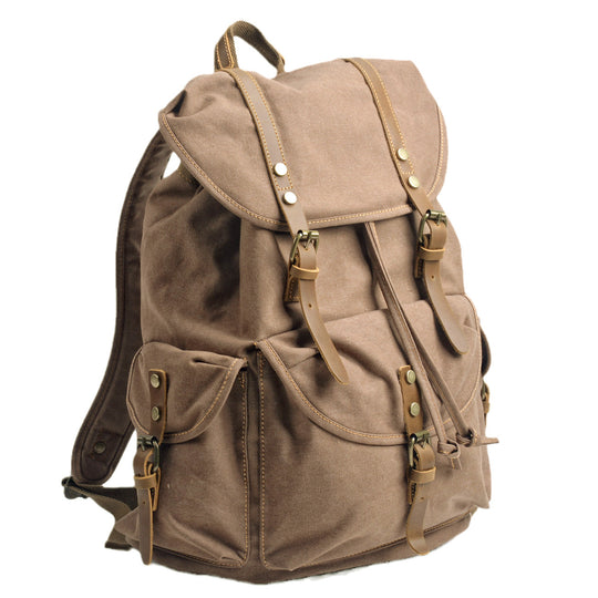 Military Canvas Backpack | INTERLAKEN