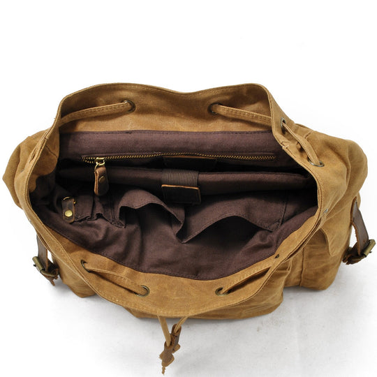 Waxed Canvas Backpack | COPENHAGEN