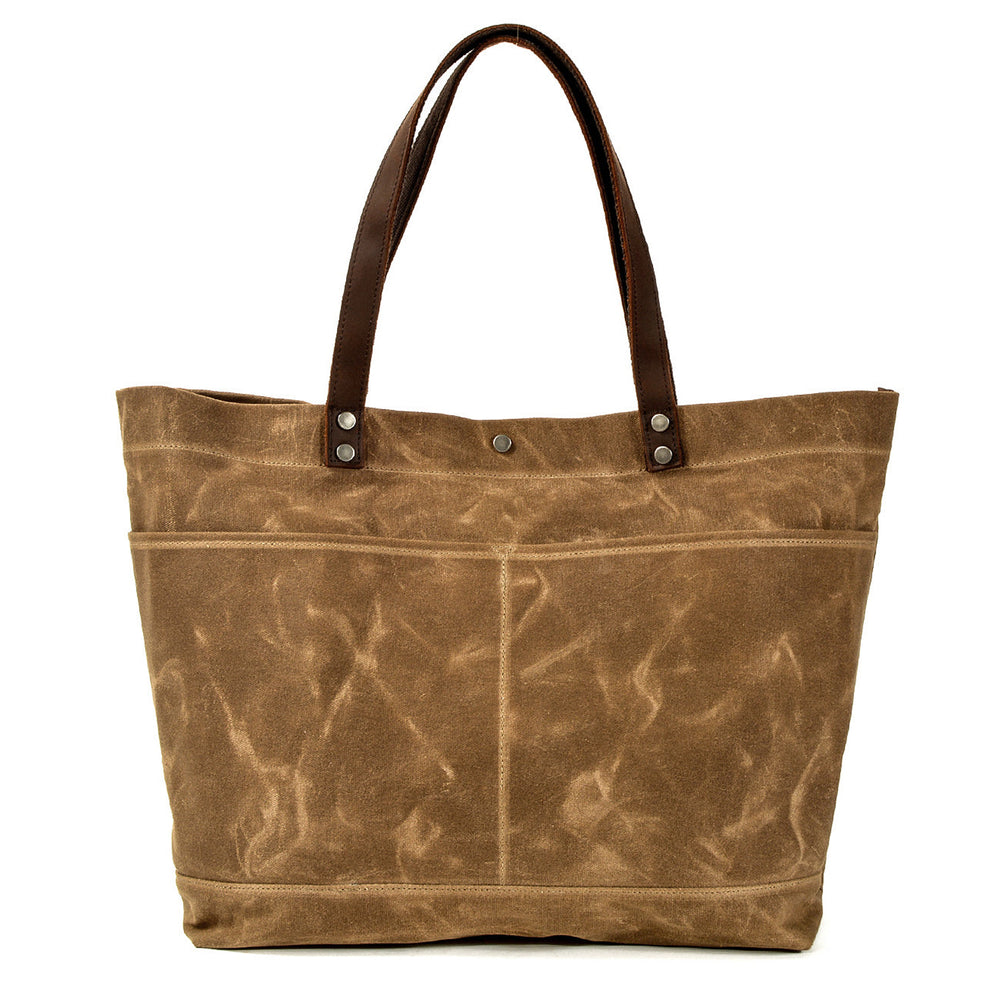 Waxed Canvas Tote Bag | BOVEC