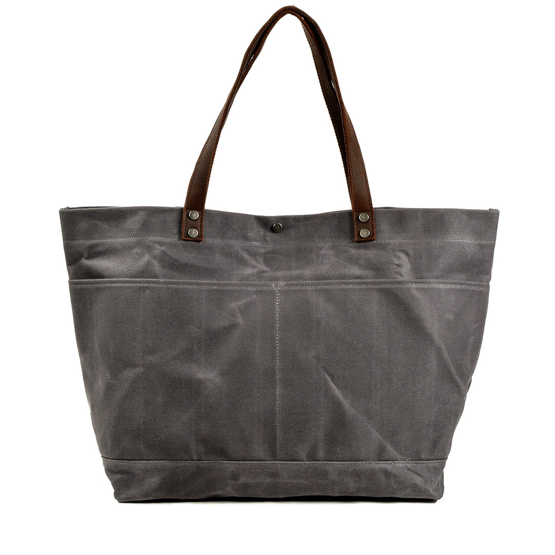 Waxed Canvas Tote Bag | BOVEC